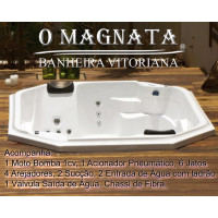 Spa Piccolo Octagonal com Hidromassagem 4 Lugares 2.10m